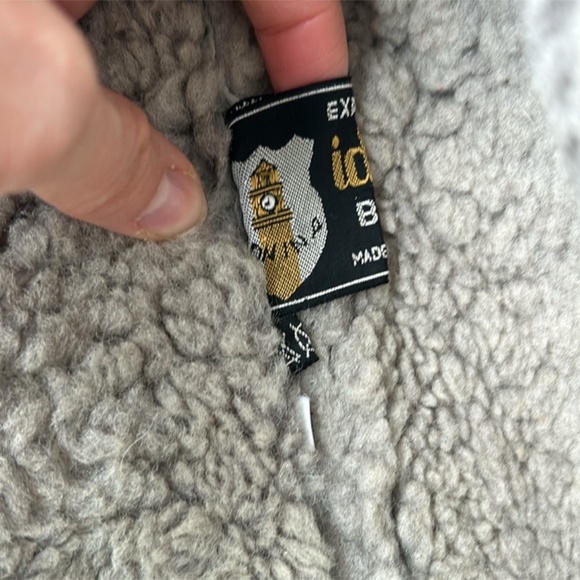 Shearling real soft and cozy wool vest, size L , vintage amigos brand stunning - Picture 3 of 10